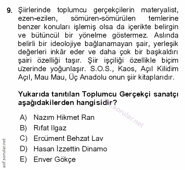 Soru 9