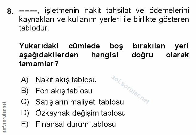 Soru 8