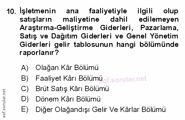 Soru 10