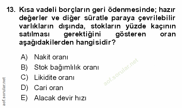 Soru 13