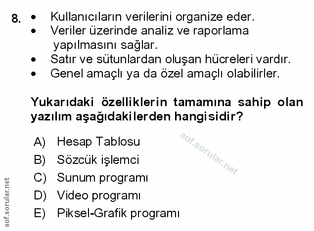 Soru 8