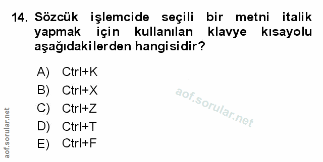 Soru 14