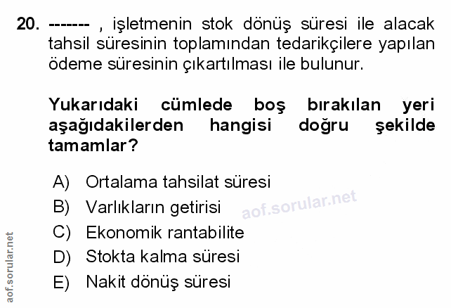 Soru 20