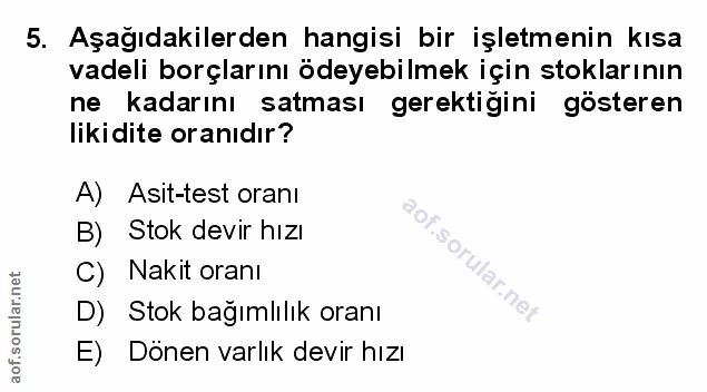 Soru 5