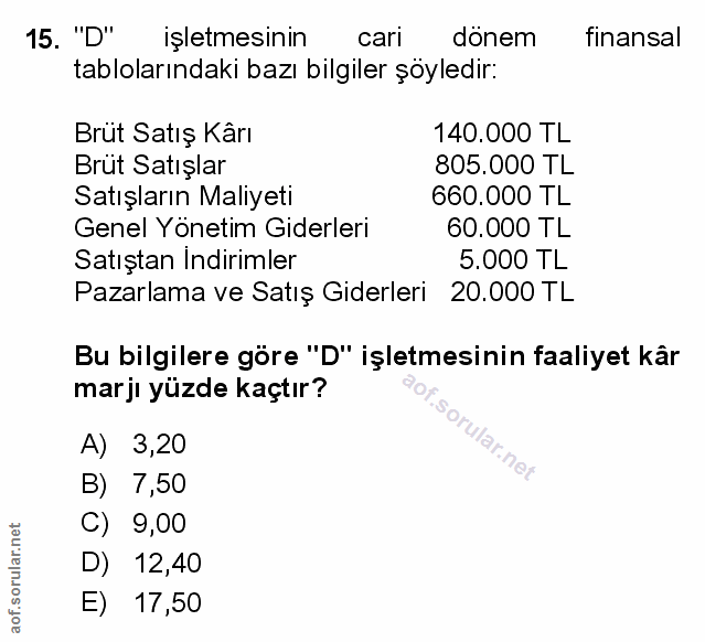 Soru 15