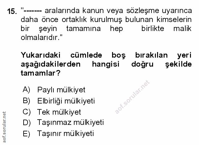 Soru 15
