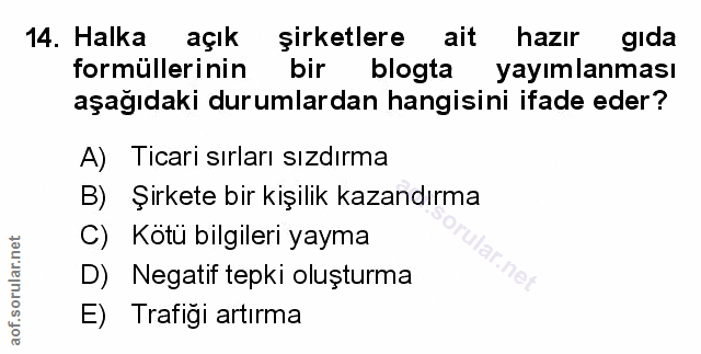 Soru 14