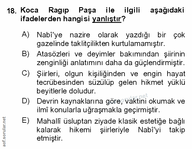 Soru 18