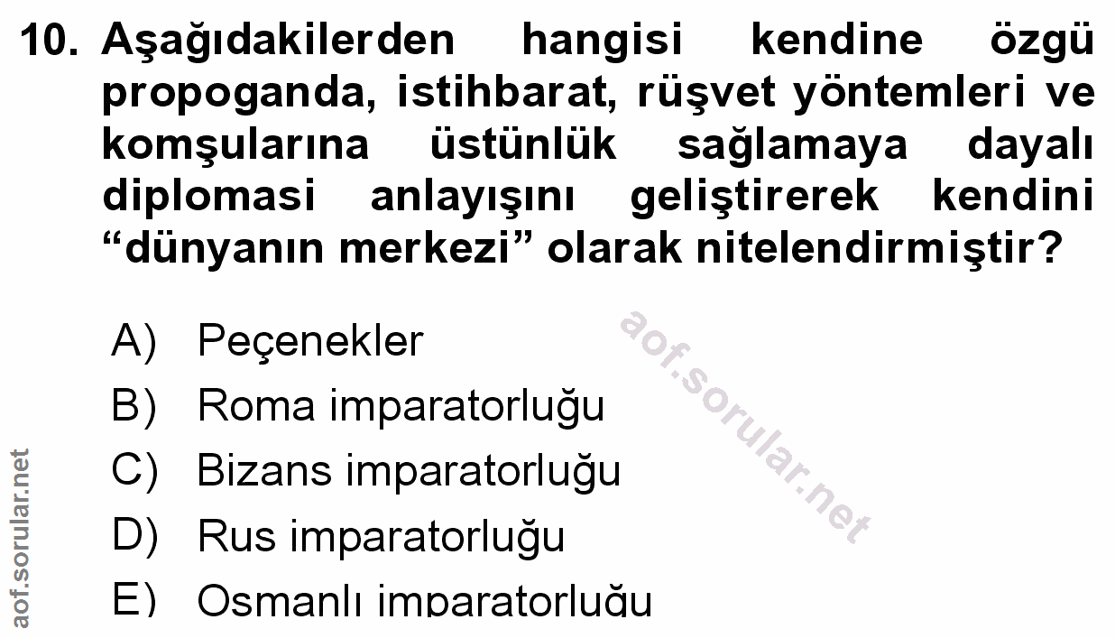 Soru 10