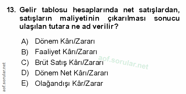 Soru 13