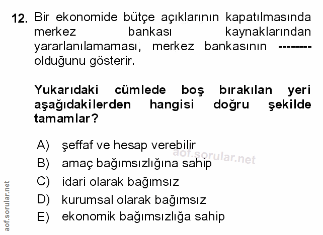 Soru 12