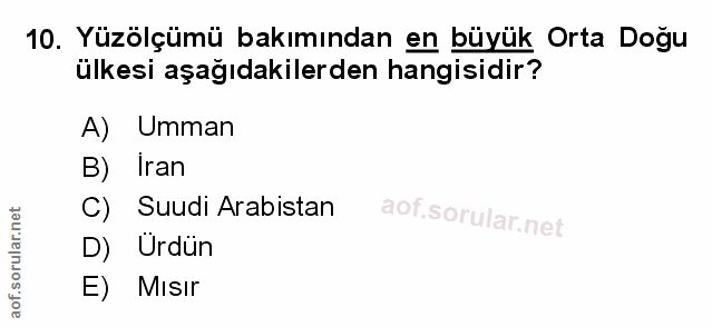 Soru 10