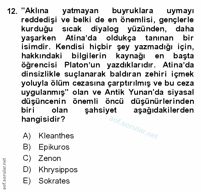 Soru 12