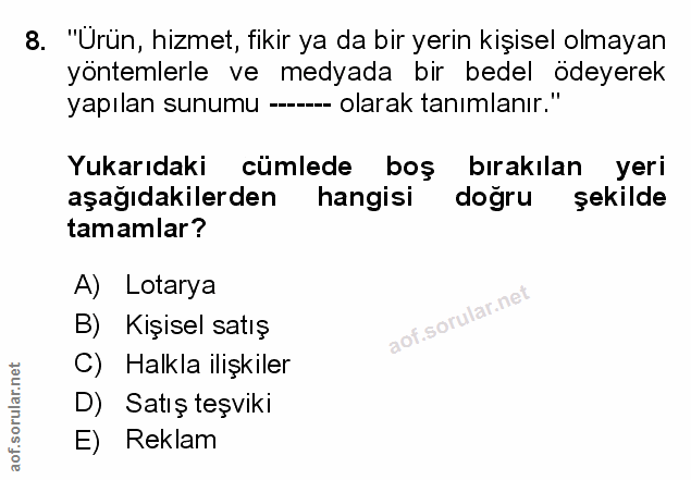 Soru 8