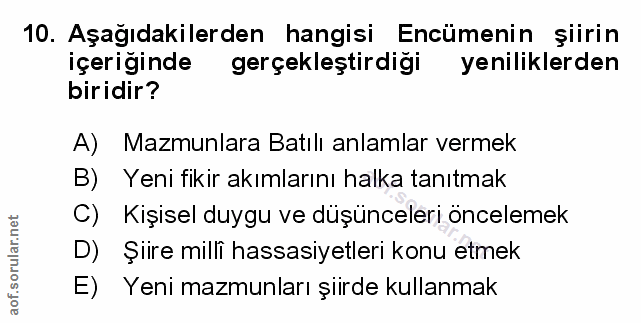 Soru 10