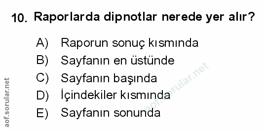 Soru 10