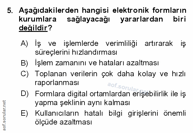 Soru 5