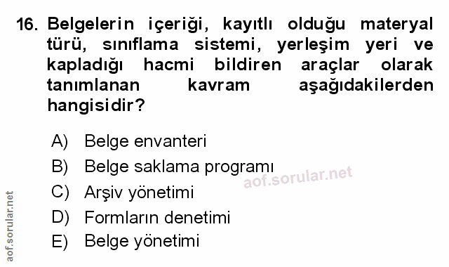 Soru 16