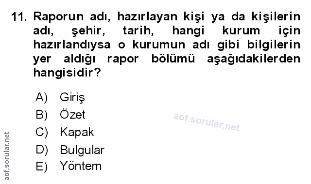 Soru 11