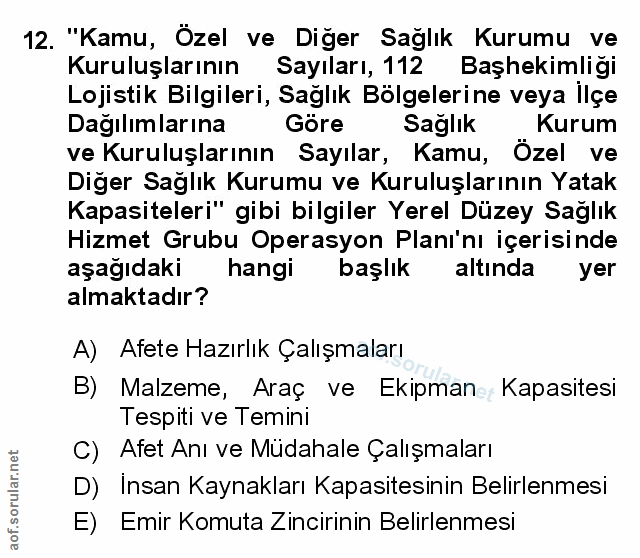 Soru 12