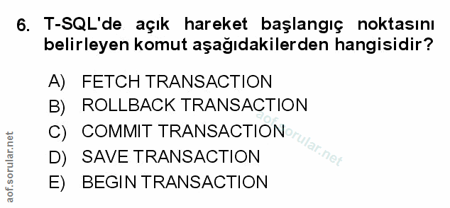 Soru 6