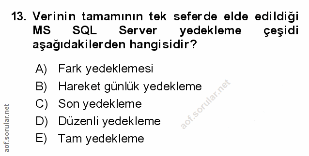 Soru 13