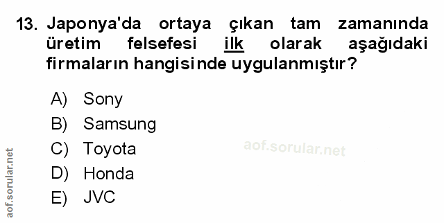 Soru 13