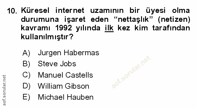 Soru 10