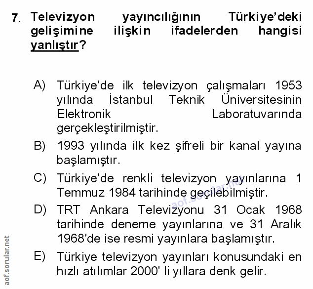 Soru 7