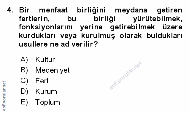 Soru 4