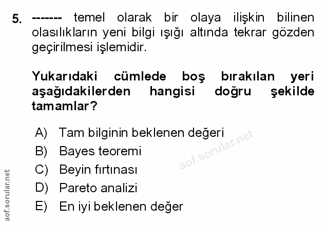 Soru 5