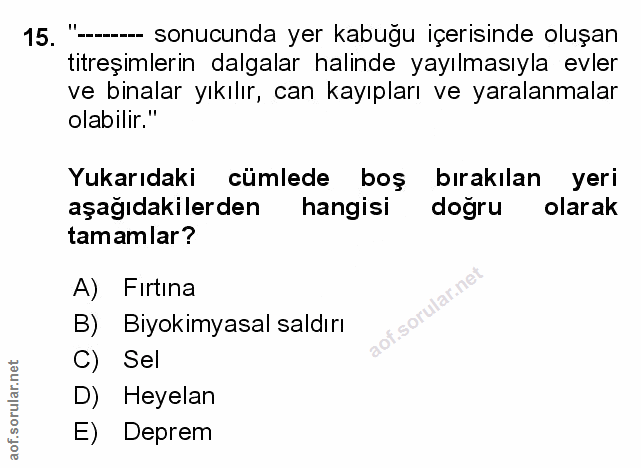 Soru 15