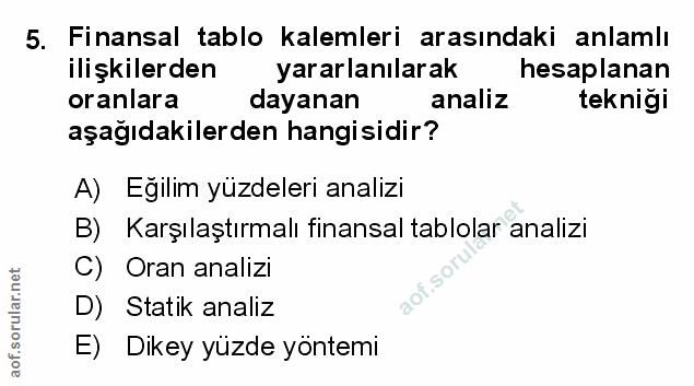 Soru 5