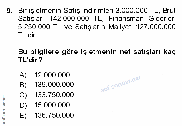 Soru 9