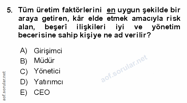 Soru 5