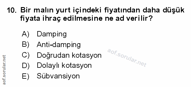 Soru 10