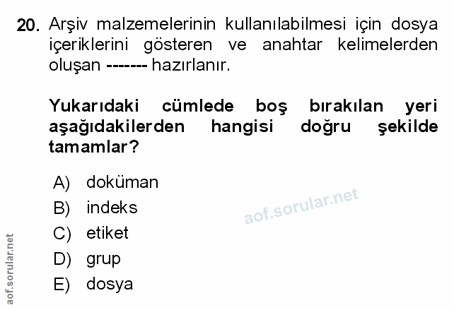 Soru 20