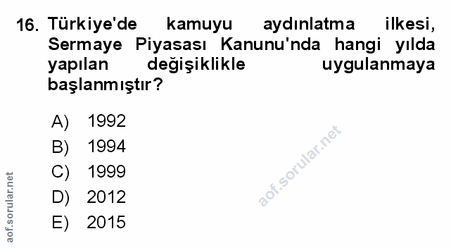 Soru 16