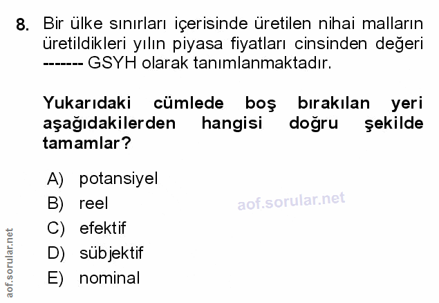 Soru 8