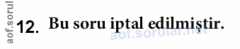 Soru 12