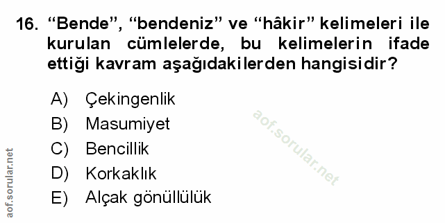 Soru 16