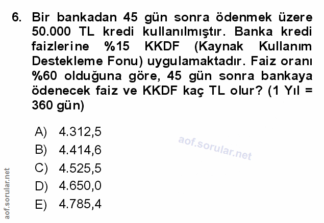 Soru 6
