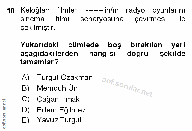 Soru 10