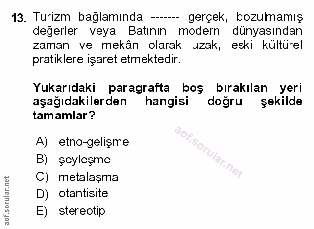 Soru 13