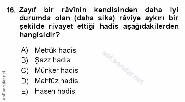 Soru 16