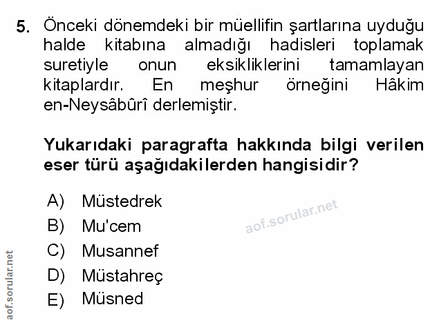 Soru 5