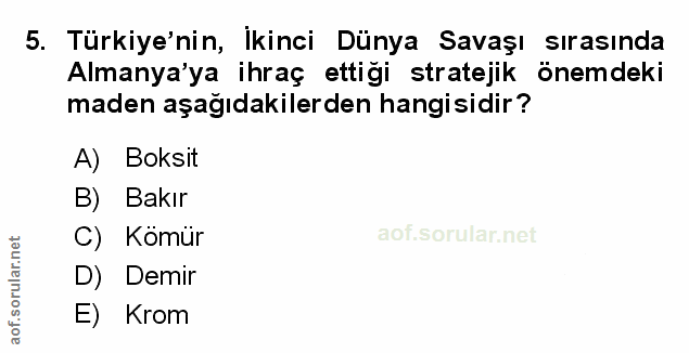 Soru 5