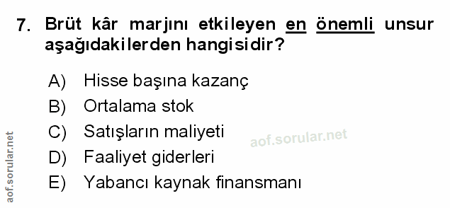 Soru 7