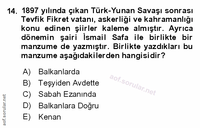 Soru 14