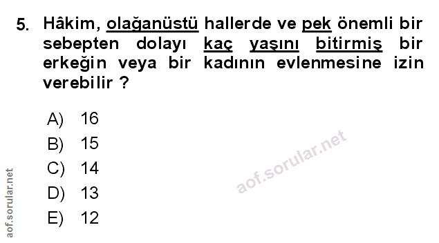 Soru 5